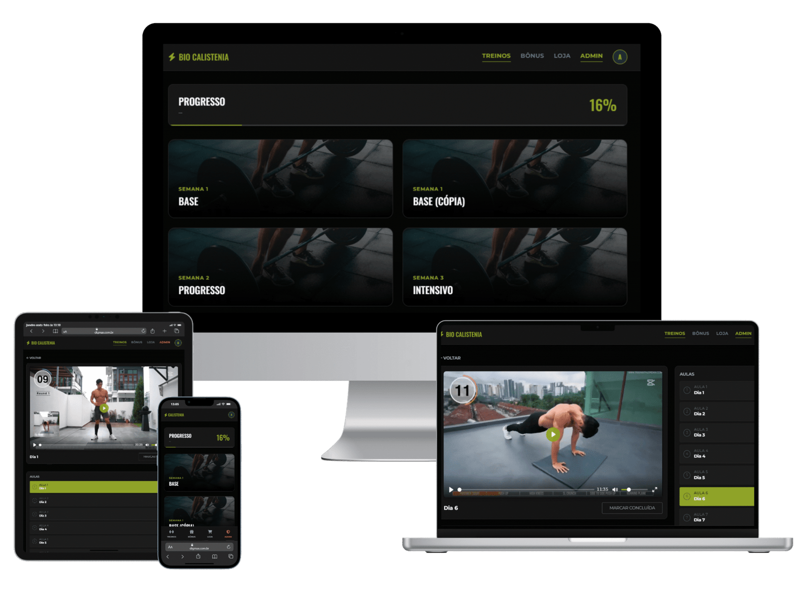 Mockup Protocolo Primitivo Area de Membros