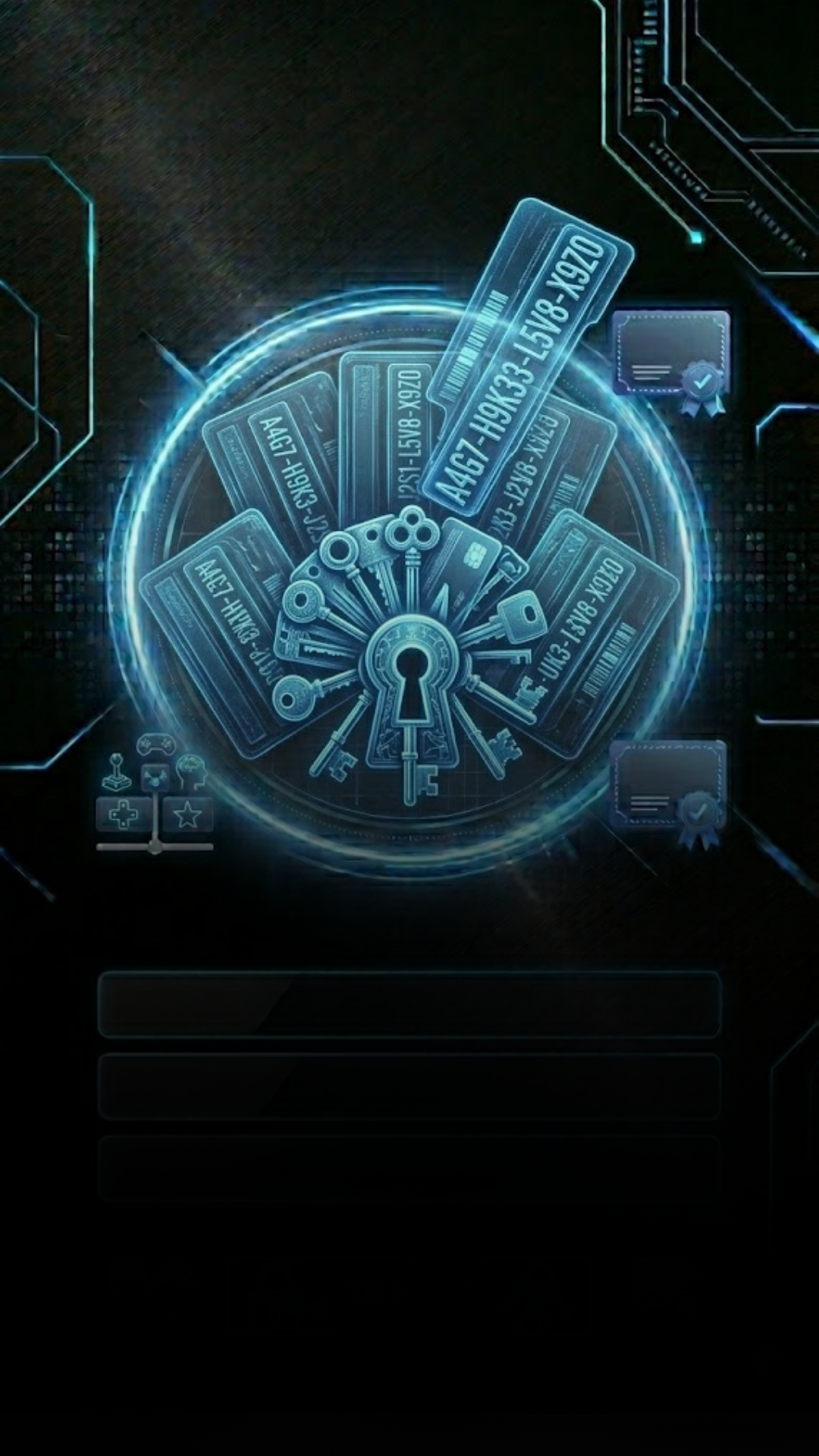 Keys de Ativação